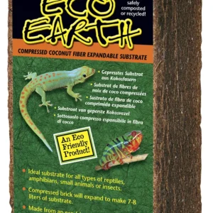 Zoo Med Eco Earth Coconut Fiber Substrate, Brown, 1 ct