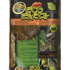 Zoo Med Eco Earth Coconut Fiber Substrate, Brown, 24 qt