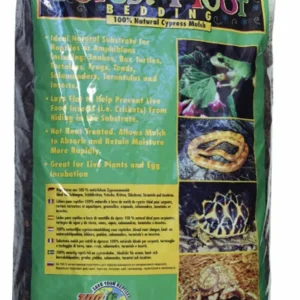 Zoo Med Forest Floor Natural Cypress Mulch Bedding Substrate, Brown, 24 qt
