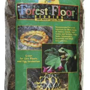 Zoo Med Forest Floor Natural Cypress Mulch Bedding Substrate, Brown, 8 qt