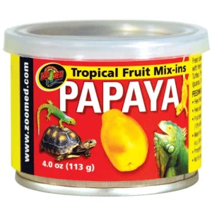 Zoo Med Fruit Mix-Ins Papaya Reptile Wet Food, 3.4 oz