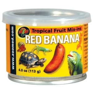 Zoo Med Fruit Mix-Ins Red Banana Reptile Wet Food, 3.4 oz