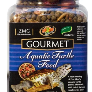 Zoo Med Gourmet Aquatic Turtle Dry Food, 6 oz