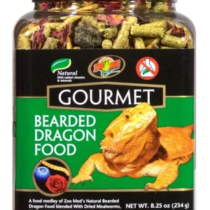 Zoo Med Gourmet Bearded Dragon Dry Food, 8.25 oz