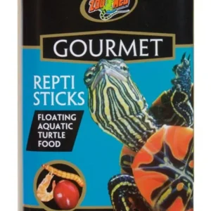 Zoo Med Gourmet Reptisticks Floating Aquatic Turtle Dry Food, 8.5 oz