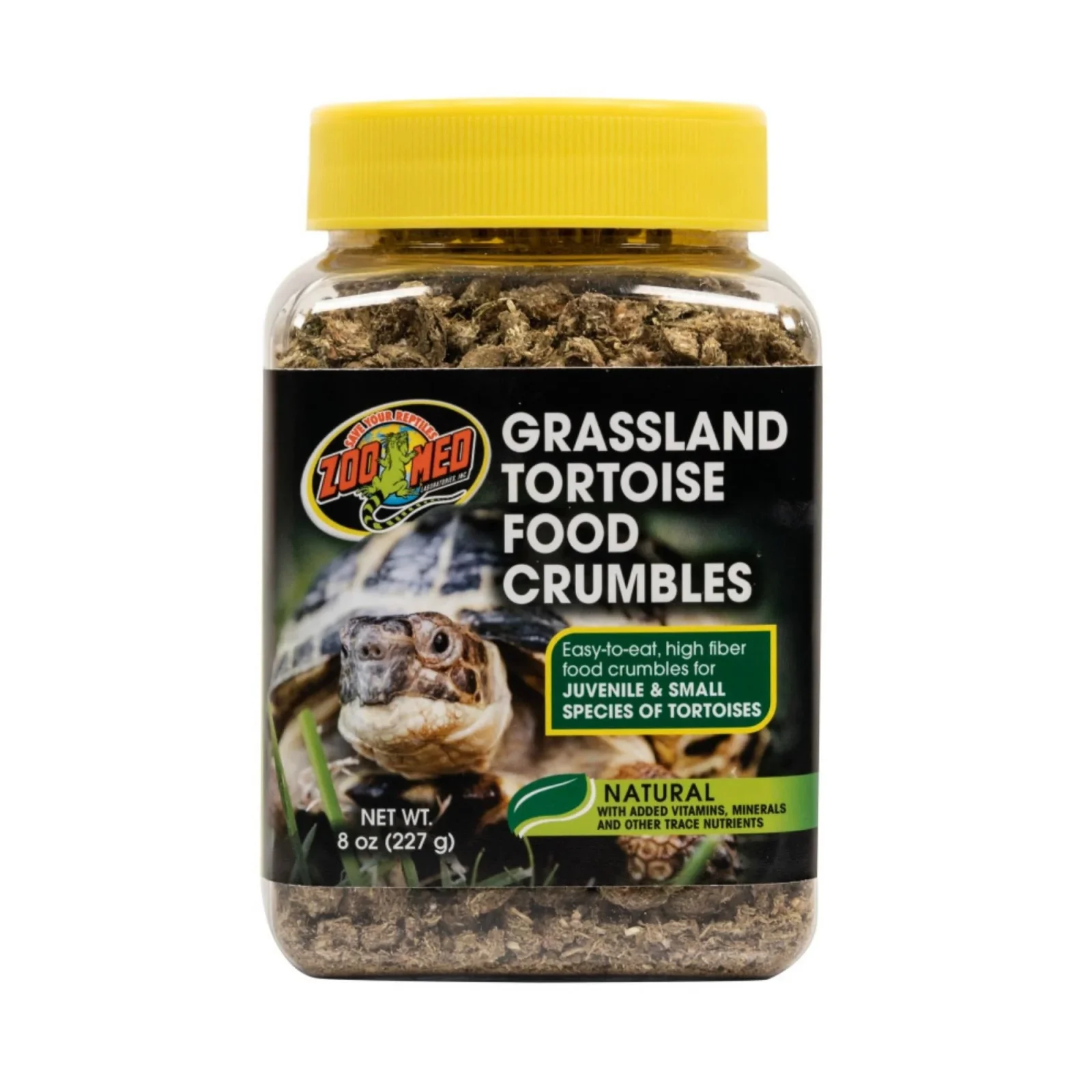 Zoo Med Grassland Tortoise Food Crumbles - 8 oz