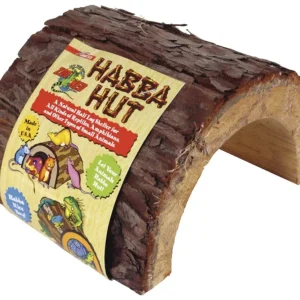 Zoo Med Habba Hut Terrarium Hideaway, Brown, Large