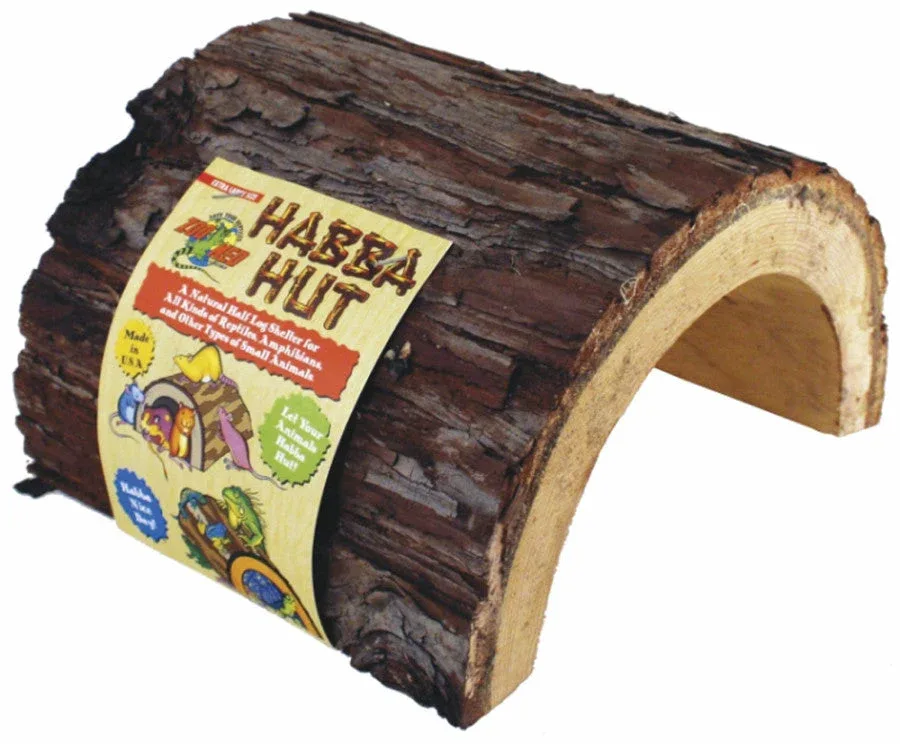 Zoo Med Habba Hut Terrarium Hideaway, Brown X-Large