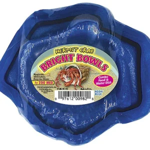 Zoo Med Hermit Crab Bright Bowl Neon Blue