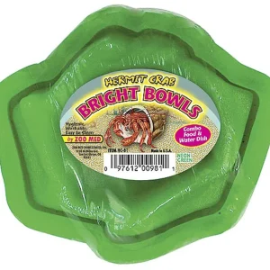 Zoo Med Hermit Crab Bright Bowl Neon, Green