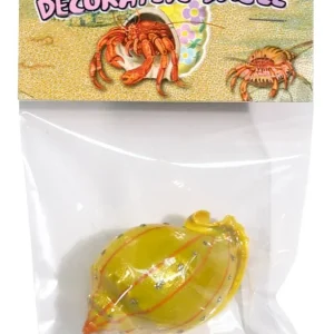 Zoo Med Hermit Crab Decorative Shell Decorative Shell, Yellow 1 ct