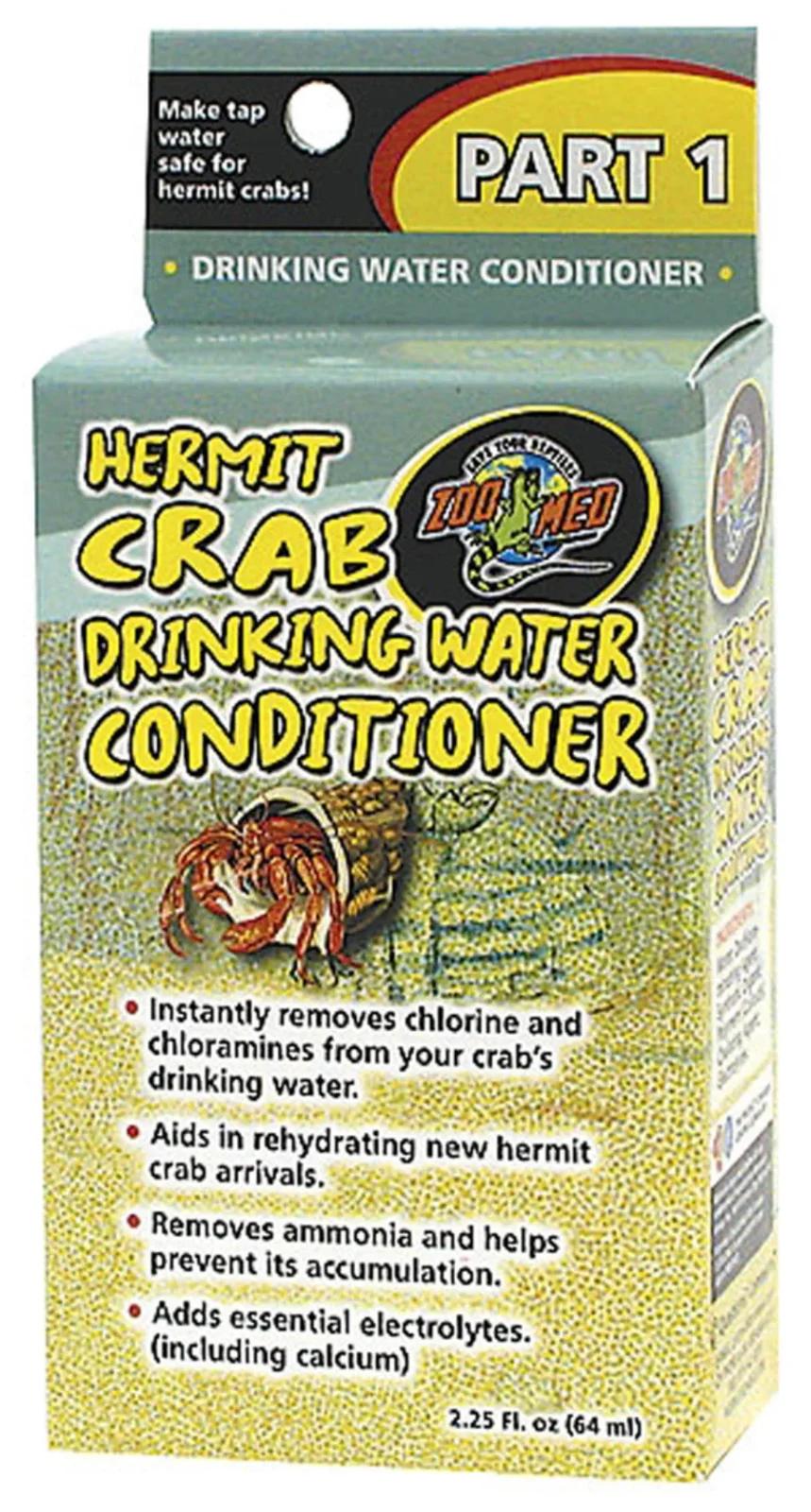 Zoo Med Hermit Crab Drinking Water Conditioner 2.25 fl oz