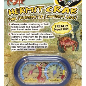 Zoo Med Hermit Crab Dual Thermometer Humidity Gauge Assorted