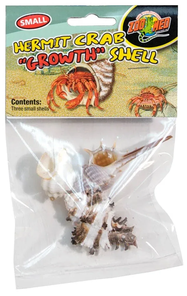 Zoo Med Hermit Crab Growth Shell Assorted, Small, 3-Count