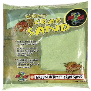 Zoo Med Hermit Crab Sand, Green, 2 lb