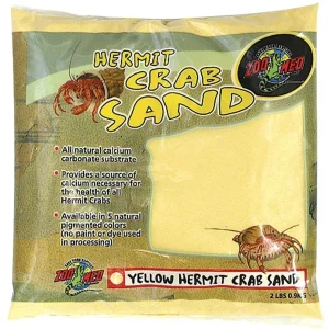 Zoo Med Hermit Crab Sand, Yellow, 2 lb