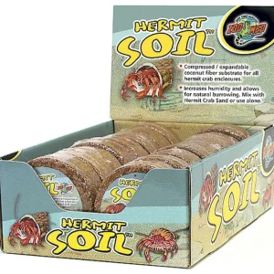 Zoo Med Hermit Soil Coconut Fiber Substrate - 2 lb 16 ct