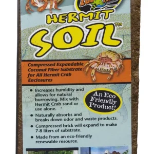 Zoo Med Hermit Soil Coconut Fiber Substrate Natural 650 g