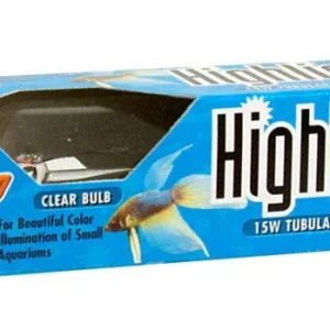 Zoo Med Highlights Incandescent Aquarium Bulb, Clear, 15W