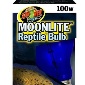 Zoo Med Moonlite Reptile Bulb Deep, Blue, 100W