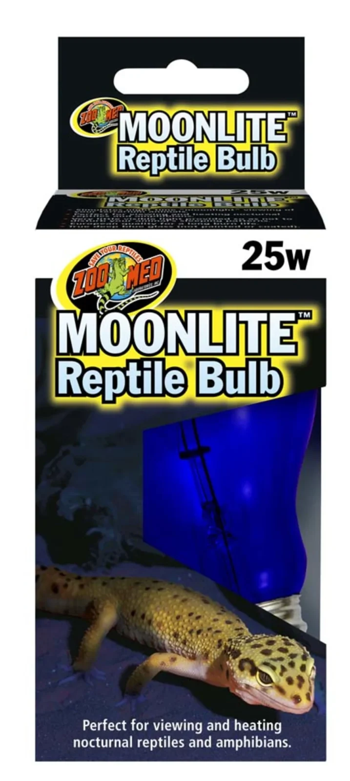Zoo Med Moonlite Reptile Bulb Deep, Blue, 25W
