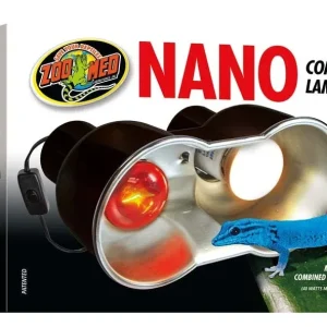 Zoo Med Nano Combo Dome Lamp Fixture, Black, 8 in x 4 in