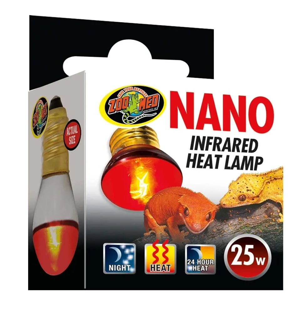 Zoo Med Nano Infrared Heat Lamp, 25W