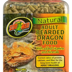 Zoo Med Natural Adult Bearded Dragon Dry Food, 10 oz