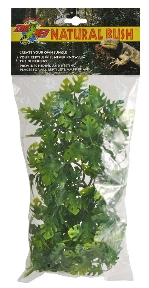 Zoo Med Natural Bush Amazonian Phyllo Plants, Green, 18 in, Medium