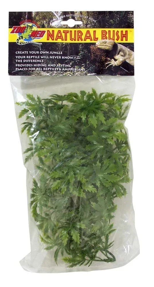 Zoo Med Natural Bush Cannabis Plants, Green, 14 in, Small