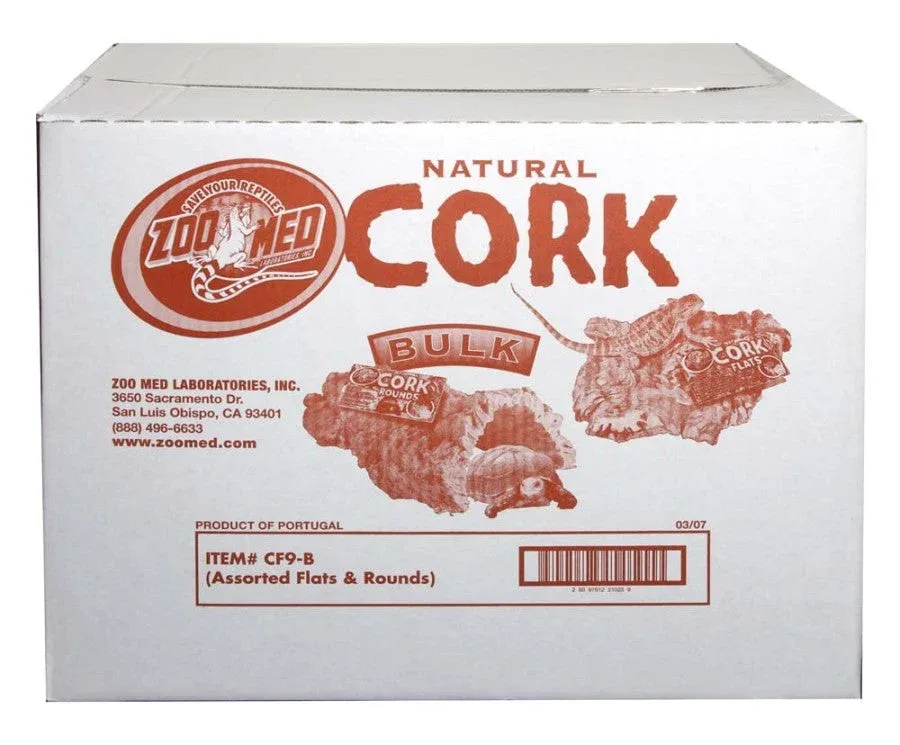 Zoo Med Natural Cork Bark Round, Brown, 15 lb