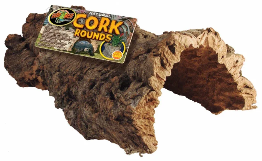Zoo Med Natural Cork Bark Round, Brown, X-Large