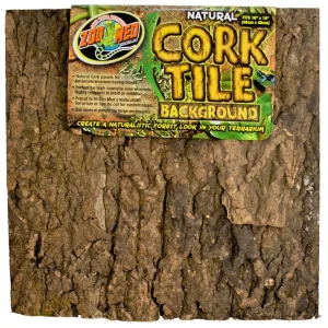 Zoo Med Natural Cork Tile Aquarium Background, Brown, 18 in x 18 in, Large
