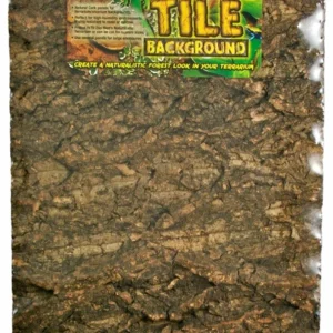 Zoo Med Natural Cork Tile Background, Brown, 12 in x 18 in, Medium
