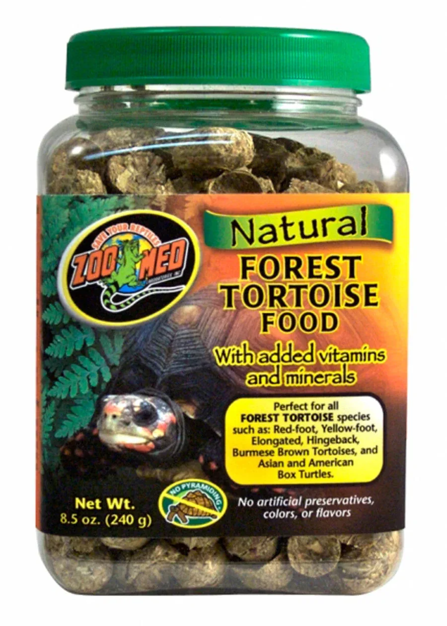 Zoo Med Natural Forest Tortoise Dry Food, 8.5 oz