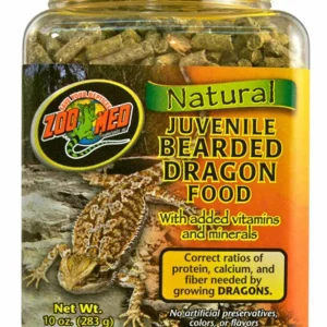 Zoo Med Natural Juvenile Bearded Dragon Dry Food, 10 oz