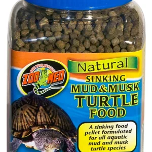 Zoo Med Natural Sinking Mud & Musk Turtle Dry Food, 10 oz