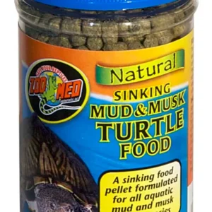 Zoo Med Natural Sinking Mud & Musk Turtle Dry Food, 2.15 oz