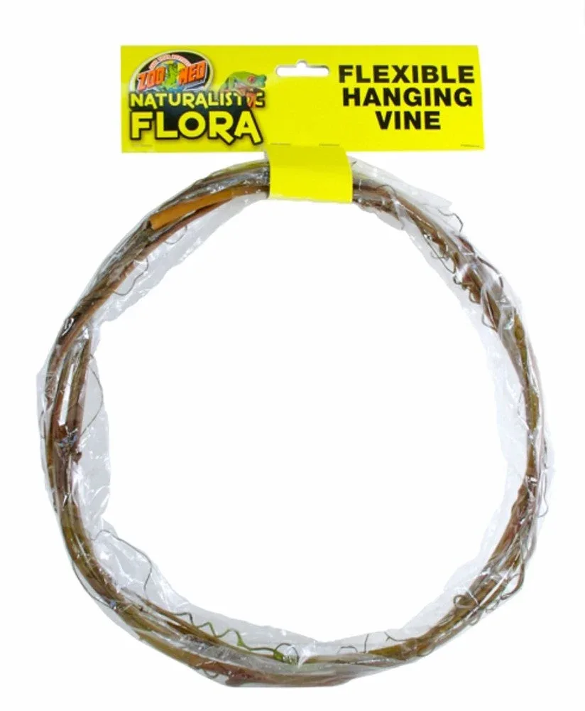 Zoo Med Naturalistic Flora Flexible Hanging Vine, Brown, 6 ft