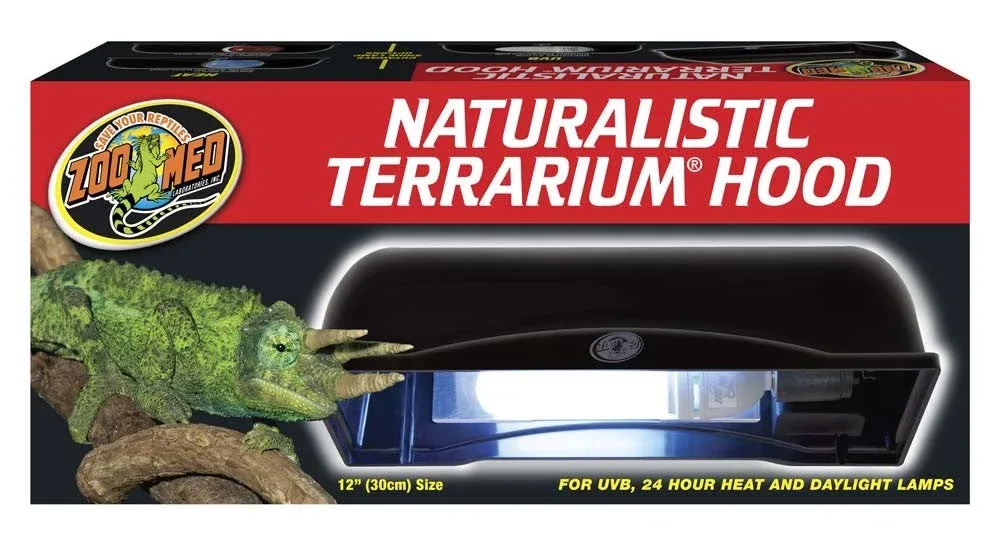 Zoo Med Naturalistic Terrarium Hood, Black, 12 in