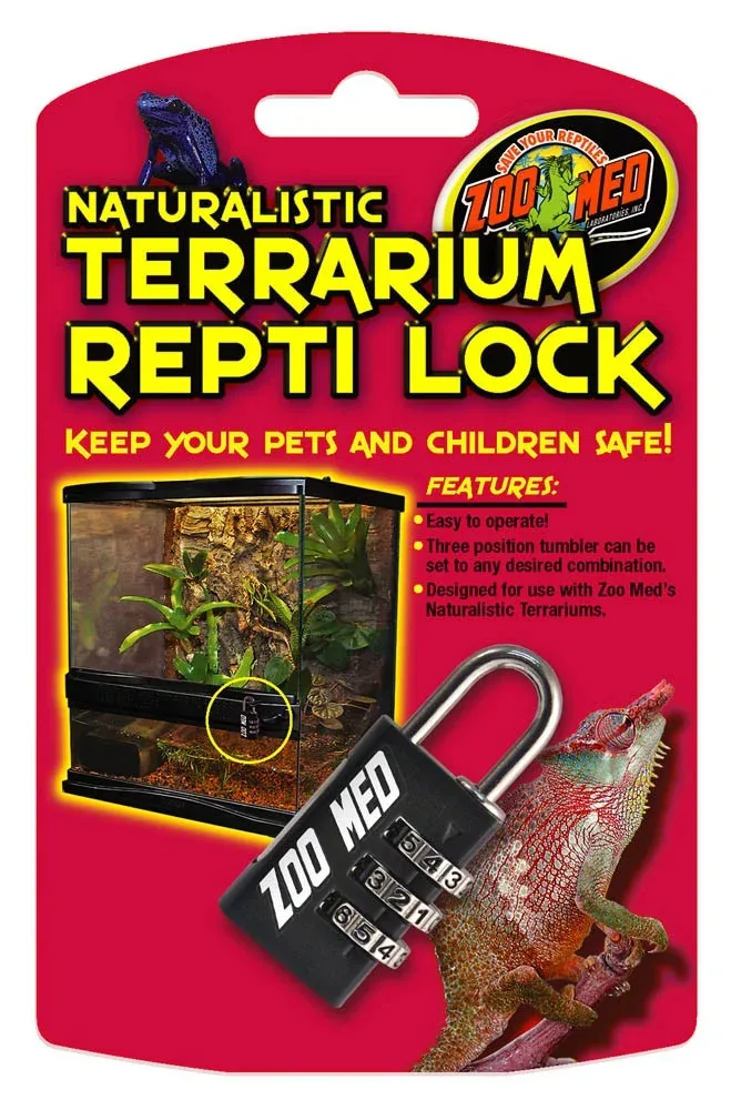 Zoo Med Naturalistic Terrarium Repti Lock Black