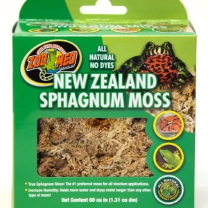 Zoo Med New Zealand Sphagnum Moss, Brown, 80 Cu. in
