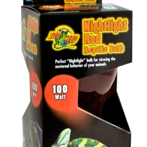 Zoo Med Nightlight Red Reptile Bulb Red 100W