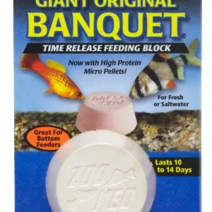Zoo Med Original Banquet Fish Feeding Block, 1.4 oz, Giant