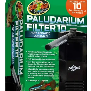 Zoo Med Paludarium 10 Internal Aquarium Filter Black