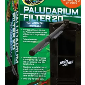 Zoo Med Paludarium 20 Internal Aquarium Filter Black