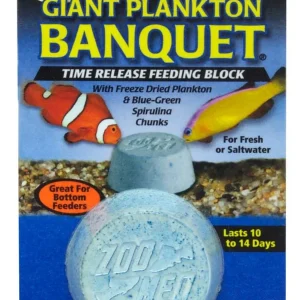 Zoo Med Plankton Banquet Fish Feeding Block 1.4 oz, Giant