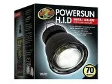 Zoo Med PowerSun H.I.D. Metal Halide UVB Lamp Fixture, Black, 7.5 in - Image 2