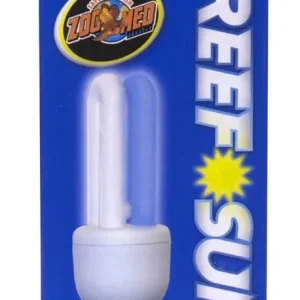 Zoo Med Reef Sun 50/50 Daylight and Actinic 420 Phospor Mini Compact Fluorescent Lamp, White, Blue, 5 in