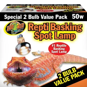Zoo Med Repti Basking Spot Lamp, 50W, 2-Count